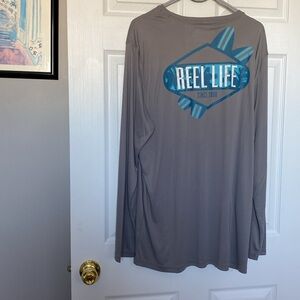 Reel Life UPF 50+ XXL shirt men’s grey